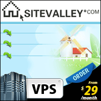 Virtual Privat Servers at SiteValley.com